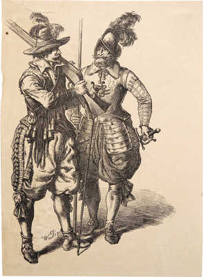 Диц Альбрехт Кристоф Вильгельм фон. Мушкетер и копейщик